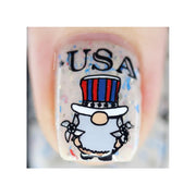 UberChic Beauty Fourth of July-02 Stamping Plate Gray