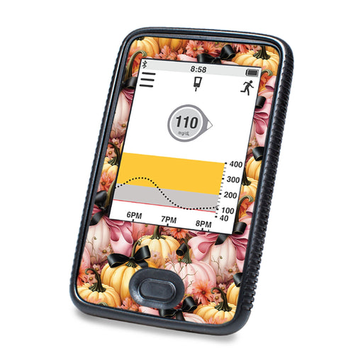 Peelz Patterned Pumpkins DEXCOM G6 Touchscreen Receiver Peelz/Stickers White Smoke