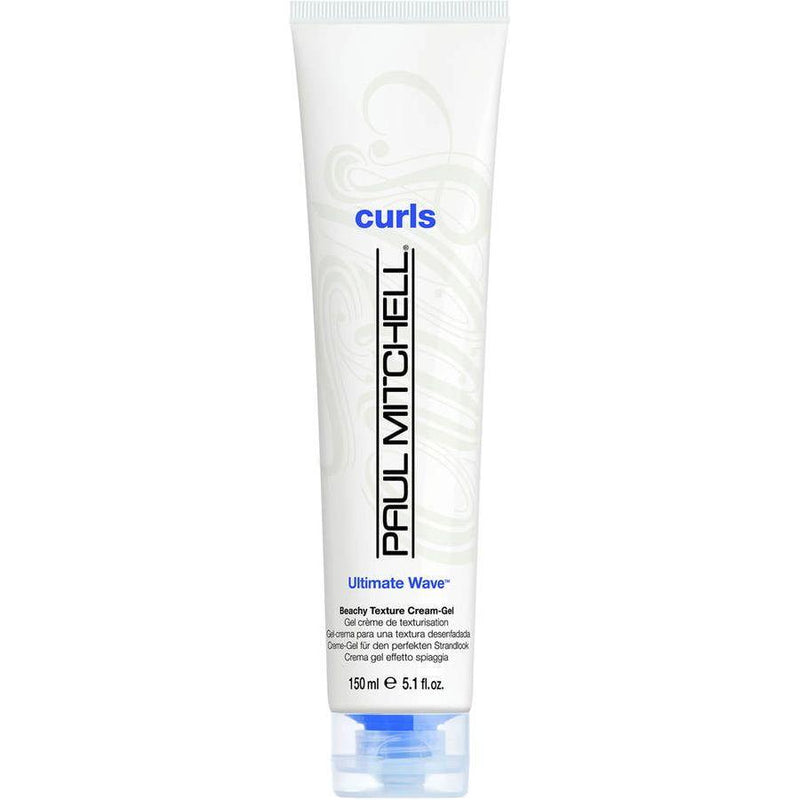 Paul Mitchell Paul Mitchell Curls Ultimate Wave Beachy Texture Cream-Gel, 5.1 fl oz Hair Styling Cream-Gel White Smoke