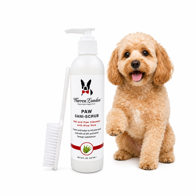 Warren London Paw Sani-Scrub - Paw and Nail Cleanser Spa Product White Smoke
