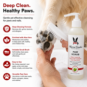 Warren London Paw Sani-Scrub - Paw and Nail Cleanser Spa Product White Smoke