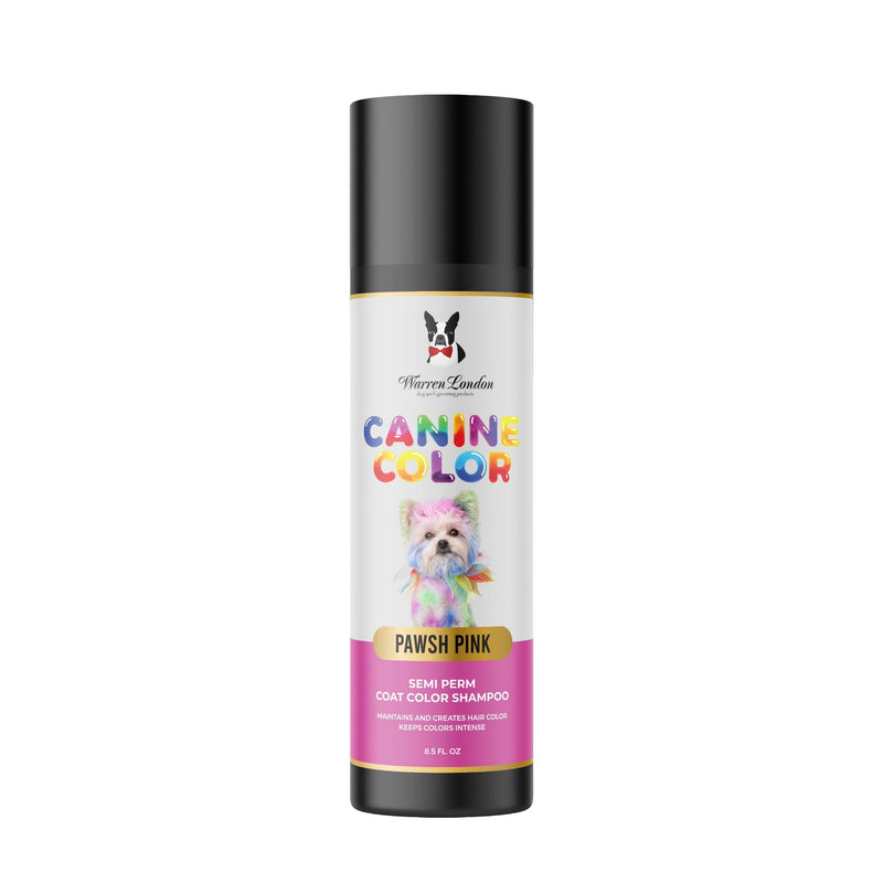 Warren London Canine Color Semi Perm Coat Color Shampoo for Dogs Spa Product Light Gray Pink