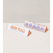Modern Sprout Bright Side Seed Balls Playful Planting Light Gray Grow Peace,Grow Comfort,Grow Love