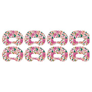 Peelz Peach Floral Medtronic Guardian Connect Patch Tape - Pump Peelz Patch Medical Tape White Smoke 4-Pack Medtronic CGM Tape