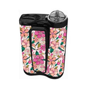 Peelz Peach Floral Sticker for Medtronic MiniMed 770G & 780G Peelz/Stickers White Smoke Back and Clip Peelz