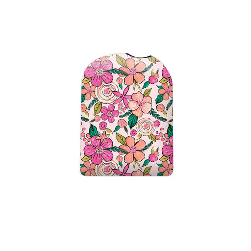 Peelz Peach Floral Pod Sticker – Pump Peelz Peelz/Stickers White Smoke