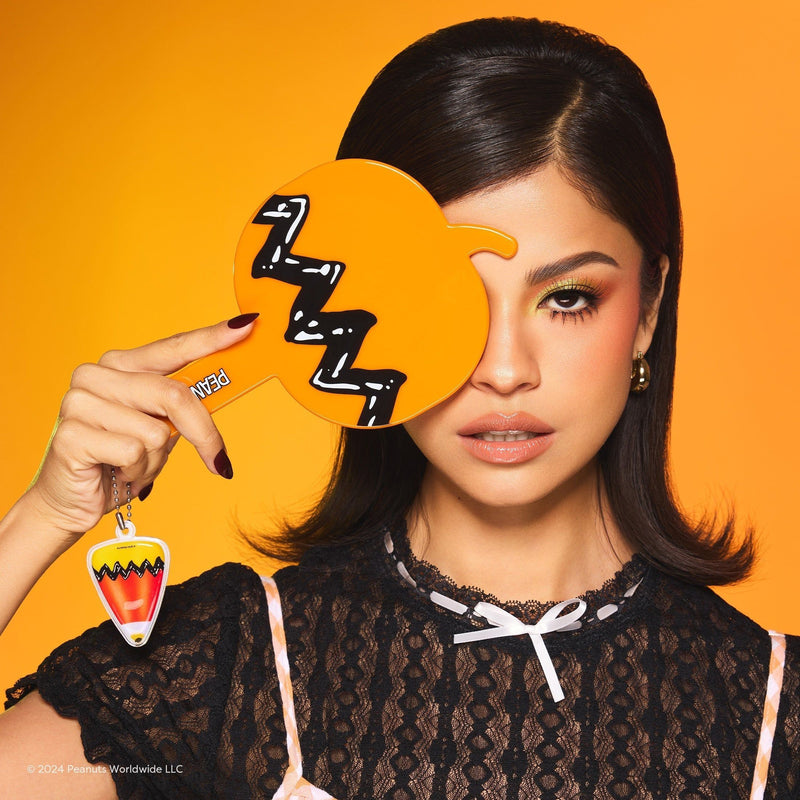 Profusion Cosmetics Peanuts Halloween| Hello Great Pumpkin Handheld Mirror accessories Goldenrod