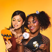 Profusion Cosmetics Peanuts Halloween | Count Snoopy Cosmetic Bag Set with Gems accessories Sandy Brown