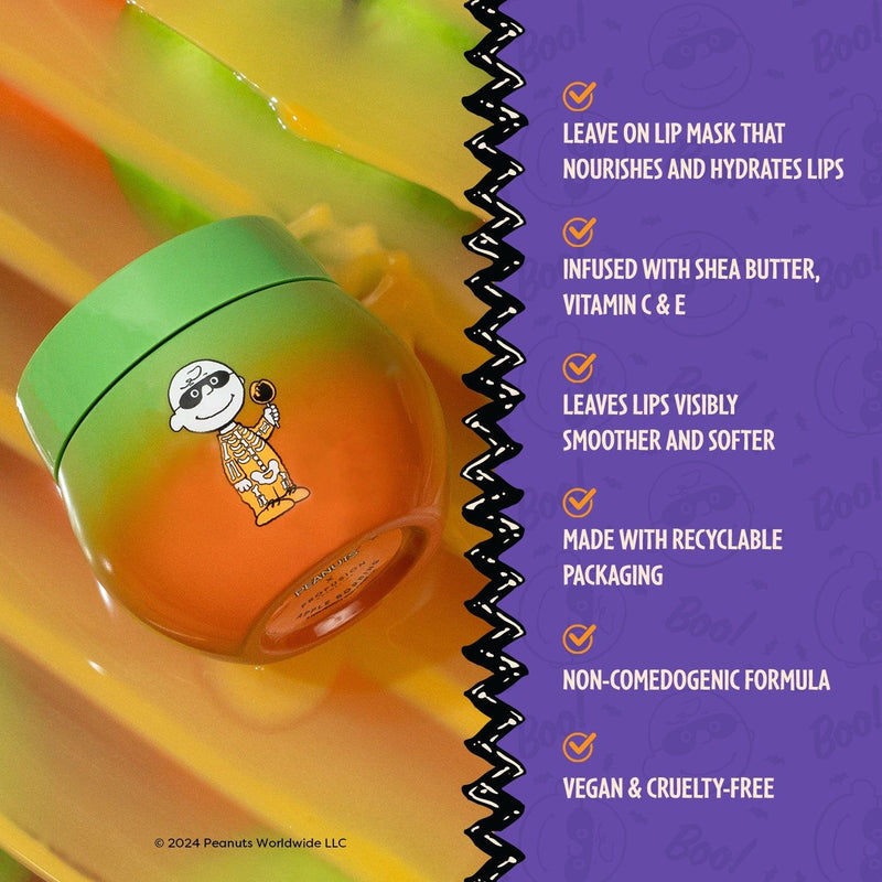 Profusion Cosmetics Peanuts Halloween | Apple Bobbing Overnight Lip Mask Lip Dark Goldenrod