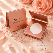 Sydoni Skincare and Beauty SYDONI HIGHLIGHTER POWDER-SINGLE PALETTE Net. Wt. 0.04kg Pressed Powder Bisque PEARL-Brilliant Icy Pearl White