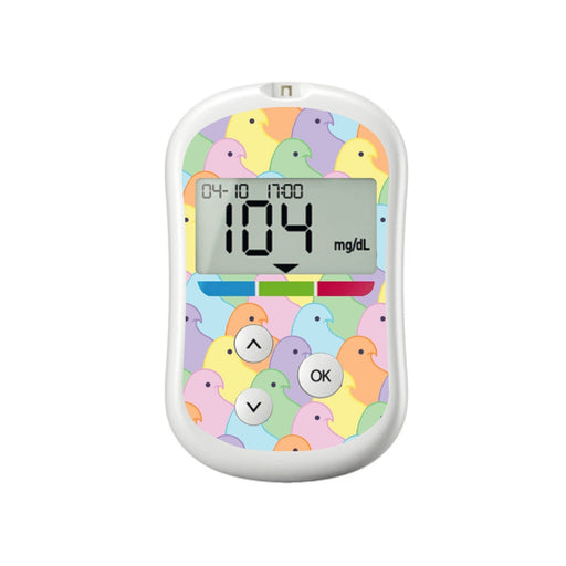 Peelz Peepin' It Real for OneTouch Verio Flex Glucometer Peelz/Stickers White Smoke