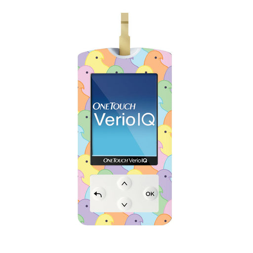 Peelz Peepin' It Real for OneTouch Verio IQ Glucometer Peelz/Stickers White Smoke