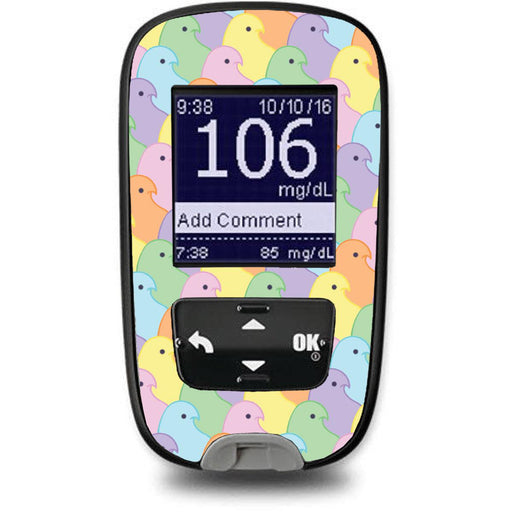 Peelz Peepin' It Real for the Accu-Chek Guide Glucometer Peelz/Stickers White Smoke