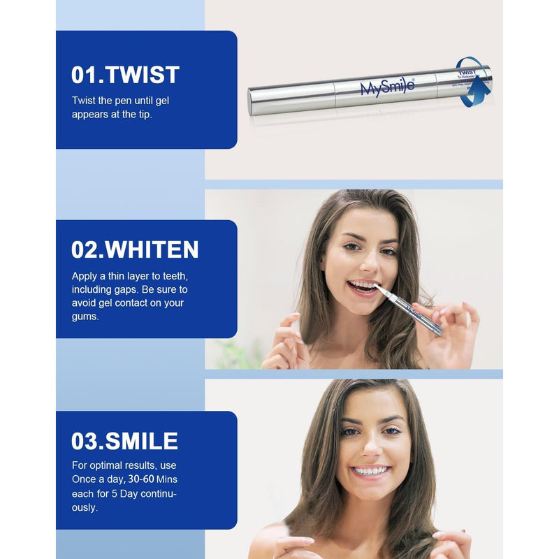 MySmile Teeth Whitening Pen w/ 35%CP Teeth Whitening Lavender