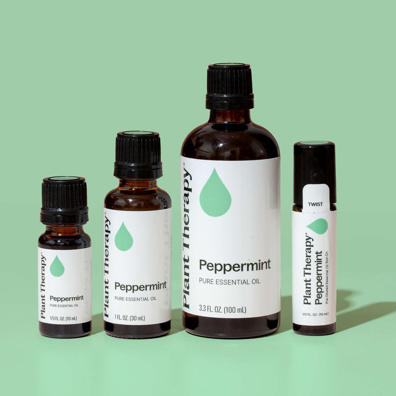 Plant Therapy Peppermint Essential Oil Essential Oil Gray 10 mL,30 mL,100 mL
