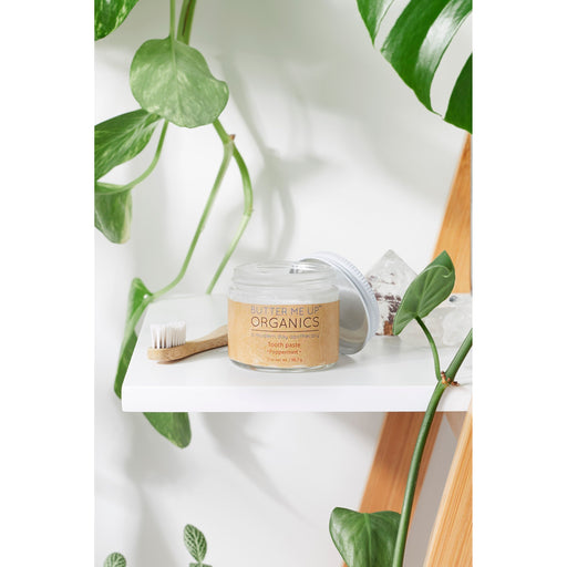 Butter Me Up Organics All Natural Organic Whitening Toothpaste / Remineralizing Toothpaste Teeth Light Gray Sweet Orange,Peppermint,Sweet Orange + Tooth Brushes,Sweet Orange + Natural Biodegradable Silk Dental Floss with Refillable Container,Sweet Orange + copper Tongue Cleaner Scraper,Peppermint + Tooth Brushes,Peppermint + Natural Biodegradable Silk Dental Fl