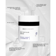 DCL Skincare Peptide Plus Cream jar Lavender
