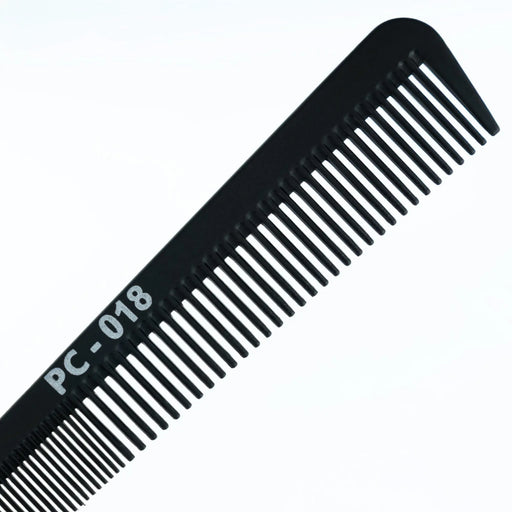 Vip Barber Supply Percu Carbon Tapering Comb #PC-018 Tapering Comb White Smoke
