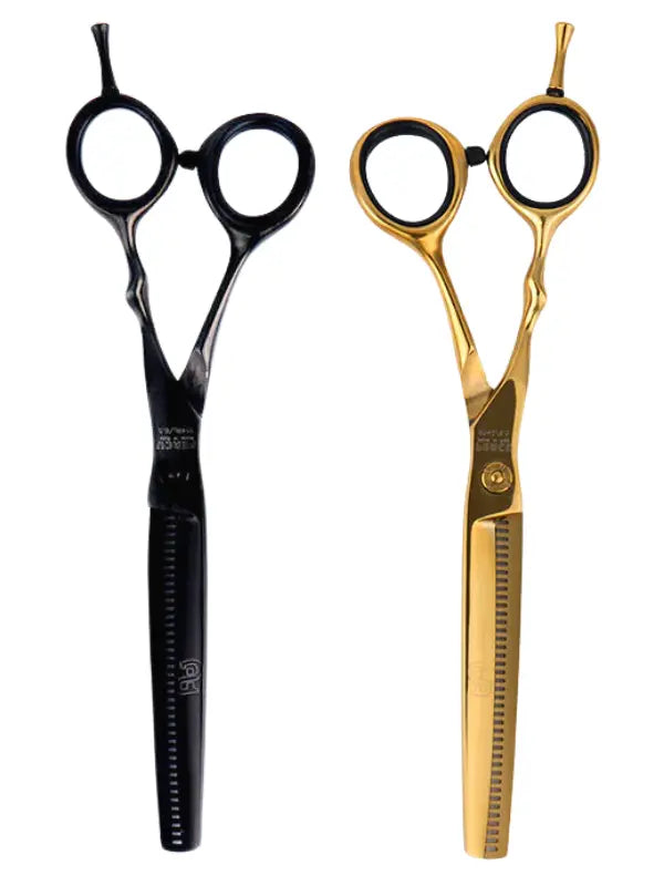 Vip Barber Supply Percu Fantastica Line Professional Thinning Shears 6.5'' Assorted Colors Thinning Shear White Smoke Black,Gold
