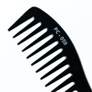 Vip Barber Supply Percu Fine & Wide Tooth #PC-059 Fine and Wide Comb White Smoke