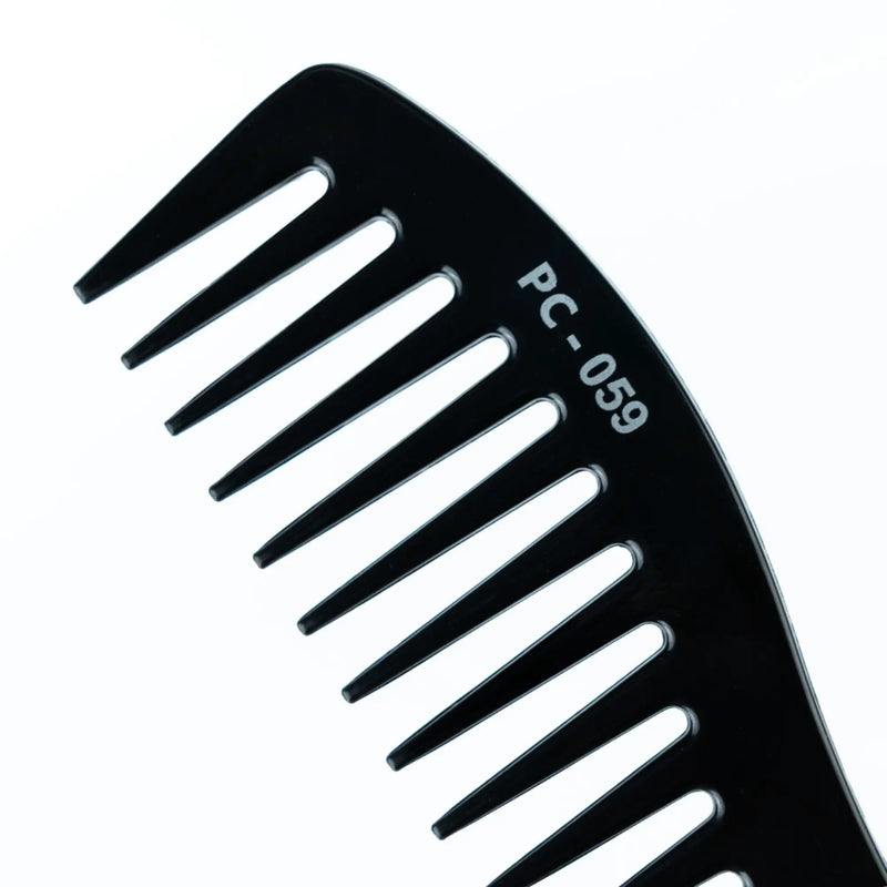 Vip Barber Supply Percu Fine & Wide Tooth #PC-059 Fine and Wide Comb White Smoke