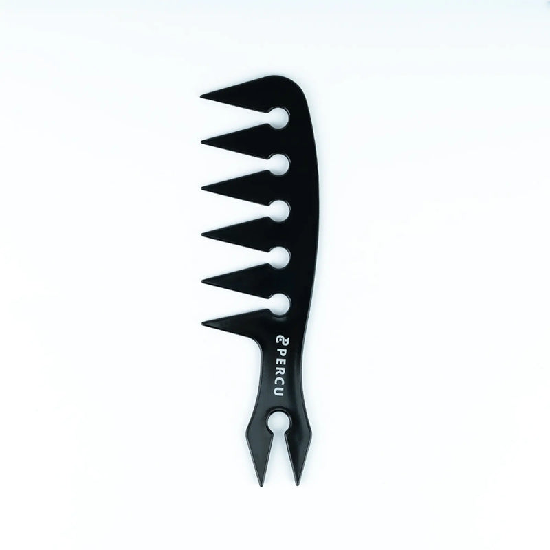 Vip Barber Supply Percu Wide Tooth Styling Comb #PC-044 Wide Tooth Comb White Smoke