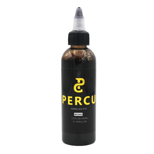 Vip Barber Supply Percu Airbrush Dye 3.3oz Airbrush Dye Dark Slate Gray Dark Brown