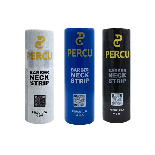 Vip Barber Supply Percu Neck Strips Assorted Colors Neck Strips White Smoke White,Endless Blue,Black/Black,Red