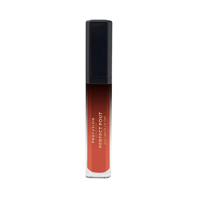 Profusion Cosmetics PERFECT POUT | Soft Matte Lip Tint Lips Dark Salmon Powerful,Charismatic,Curious (Lip Tint),Humble (Lip Tint),Leader,Fierce,Stylish,Passionate,Ambitious,Independent,Confident (Lip Tint),Dreamer,Visionary,Influencer,Adventurous