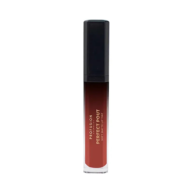 Profusion Cosmetics PERFECT POUT | Soft Matte Lip Tint Lips Black Powerful,Charismatic,Curious (Lip Tint),Humble (Lip Tint),Leader,Fierce,Stylish,Passionate,Ambitious,Independent,Confident (Lip Tint),Dreamer,Visionary,Influencer,Adventurous