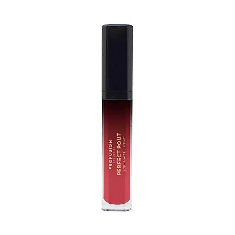 Profusion Cosmetics PERFECT POUT | Soft Matte Lip Tint Lips Pale Violet Red Powerful,Charismatic,Curious (Lip Tint),Humble (Lip Tint),Leader,Fierce,Stylish,Passionate,Ambitious,Independent,Confident (Lip Tint),Dreamer,Visionary,Influencer,Adventurous