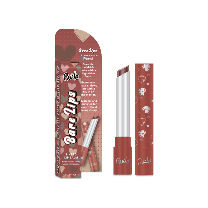 Rude Cosmetics Bare Lips Tinted Lip Balm Lip Balm White Smoke Petal
