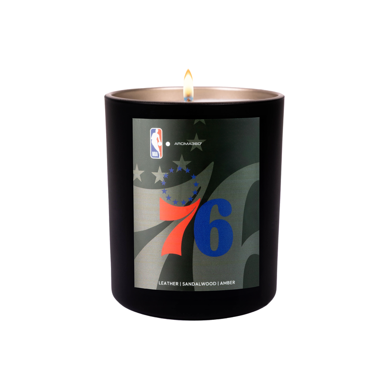 Aroma360 NBA My Way Candle Candle Black Philadelphia 76ers