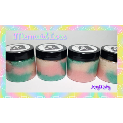 KaziRokz Mermaid Love "Vegan Lip Scrub" Light Gray