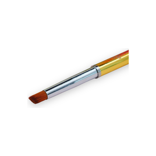 Red Iguana LLC Nail Art Gradient Angled Brush Nail Art Brush White Smoke