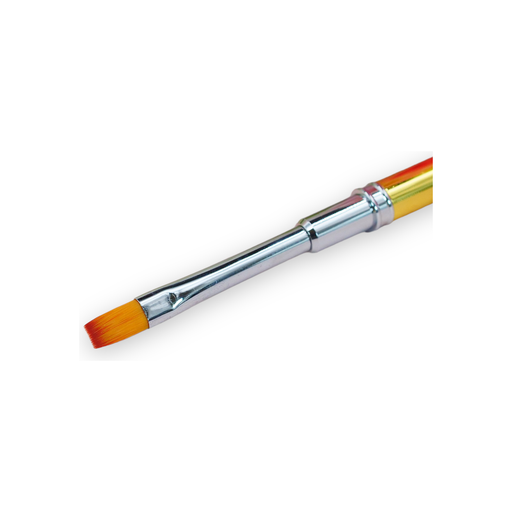 Red Iguana LLC Builder Gel Brush Square 6 Nail Art Brush White Smoke