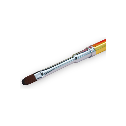 Red Iguana LLC Builder Gel Brush L6 Nail Art Brush White Smoke