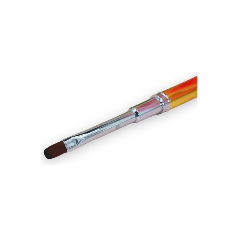 Red Iguana LLC Builder Gel Brush L4 Nail Art Brush White Smoke