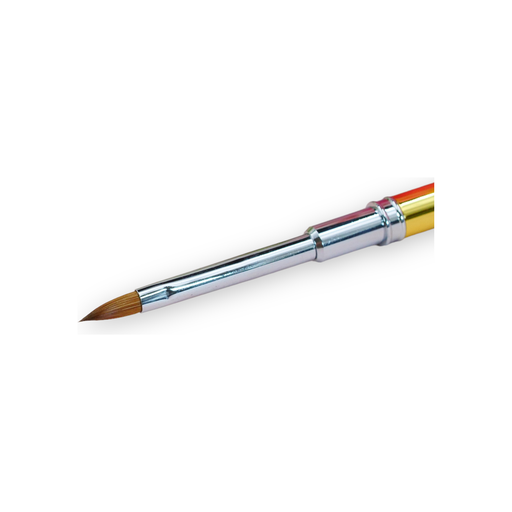 Red Iguana LLC Cat's Tongue 3D Brush Nail Art Brush White Smoke