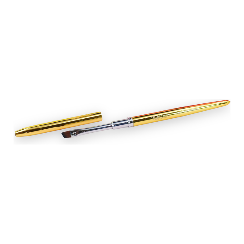 Red Iguana LLC Angled Nail Art Brush Nail Art Brush White Smoke