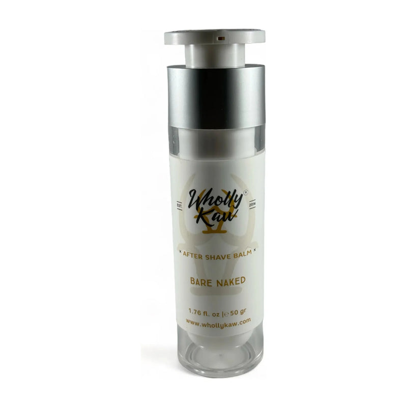 WhollyKaw Wholly Kaw Bare Naked Shaving Collection Shaving Set White Smoke Aftershave Balm 1.76 oz
