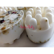 KaziRokz Organic Flower's Soap Bar (100% Vegan / Cruelty free)Rose Water, Camomile, and Shea Butter! Light Slate Gray