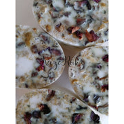 KaziRokz Organic Flower's Soap Bar (100% Vegan / Cruelty free)Rose Water, Camomile, and Shea Butter! Light Slate Gray