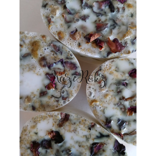 KaziRokz Organic Flower's Soap Bar (100% Vegan / Cruelty free)Rose Water, Camomile, and Shea Butter! Light Slate Gray