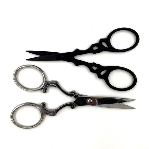 Badass Beard Care Beard & Mustache Scissors SCISSORS Black Black,Silver