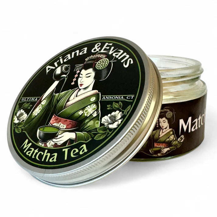 Ariana & Evans Ariana & Evans Matcha Tea Ultima Shaving Collection Shaving Set White Smoke Shaving Soap 4 oz