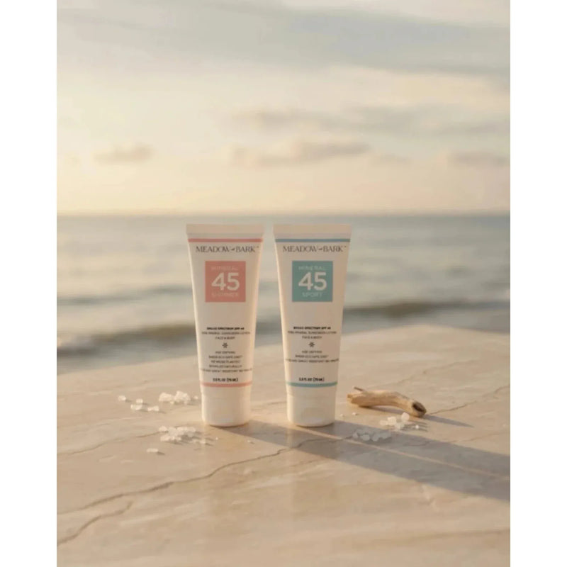 Meadow and Bark Mineral 45 Sunscreen Tan Shimmer,Sport