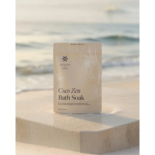 Meadow and Bark Coco Zen Bath Soak Light Gray