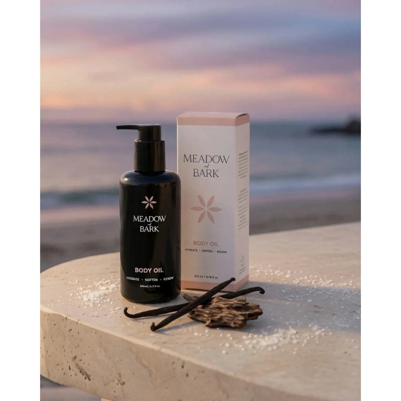 Meadow and Bark Limited Edition Body Oil: Abundance Rosy Brown 200ml