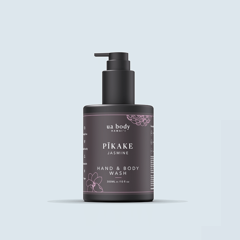 Ua Body | Hawaiian Skincare Pikake Jasmine Hand & Body Wash Hand Soap Lavender 10oz / 300ml,10 oz / 300ml Refill Pouch